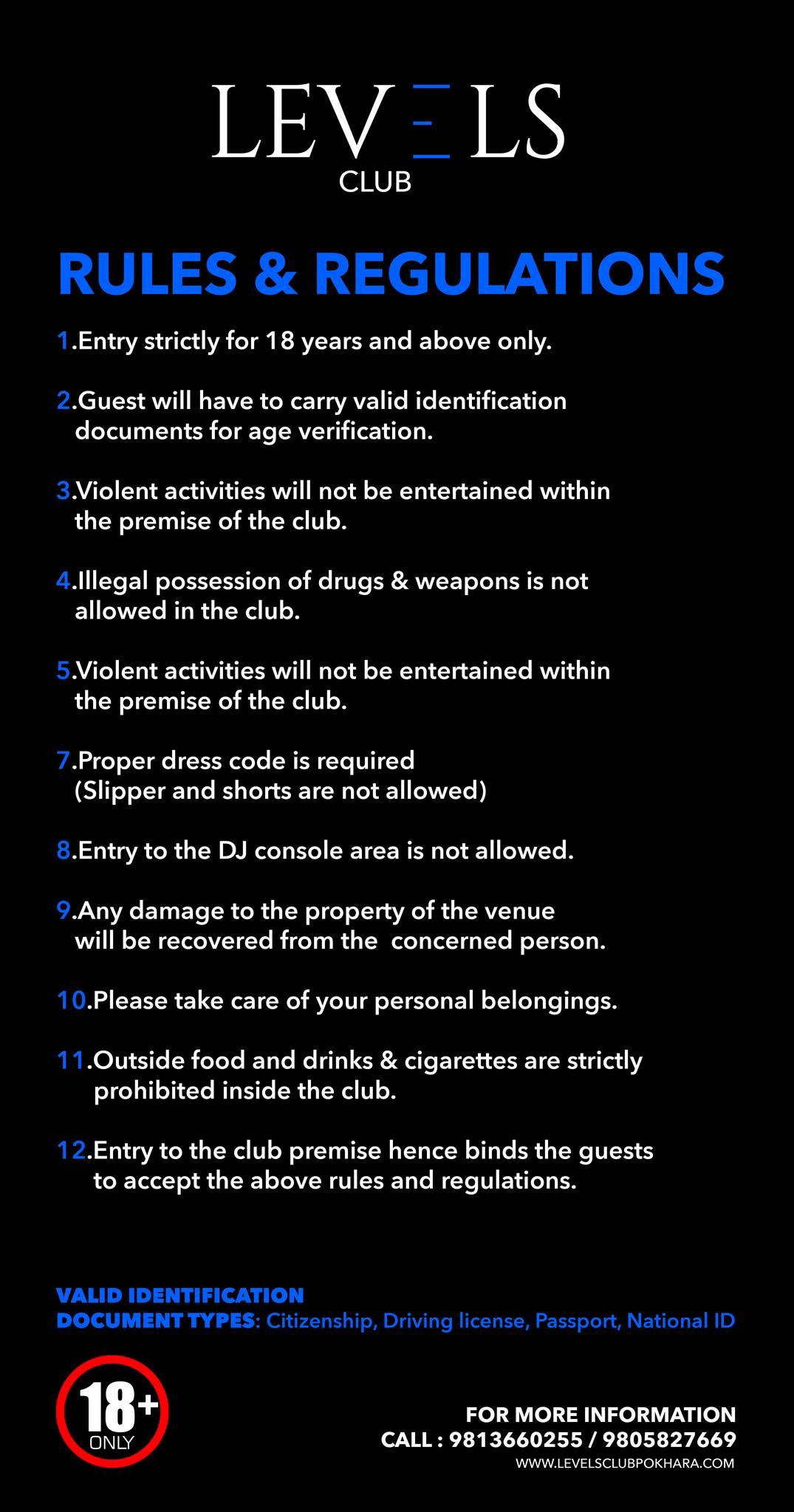 Rules and Regulations